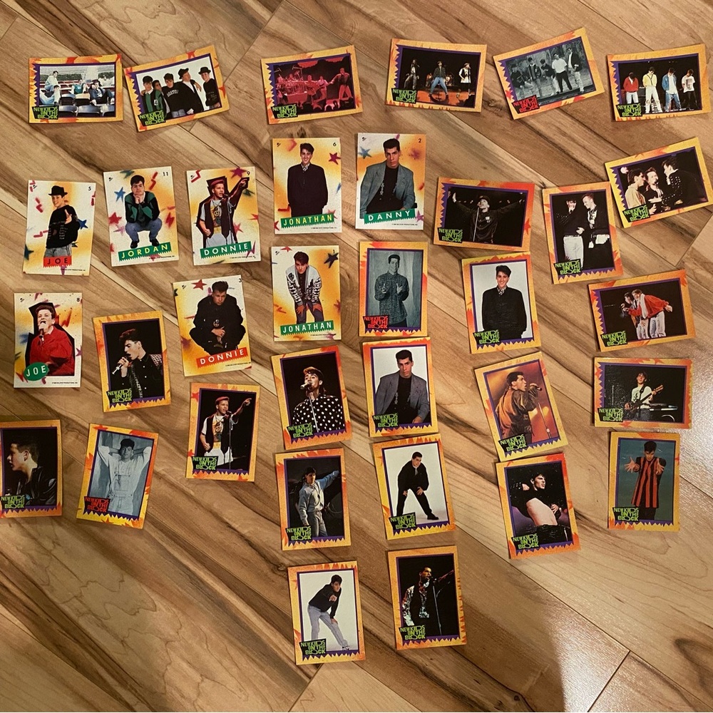 Vintage 1989 New Kids on the Block Trading Cards